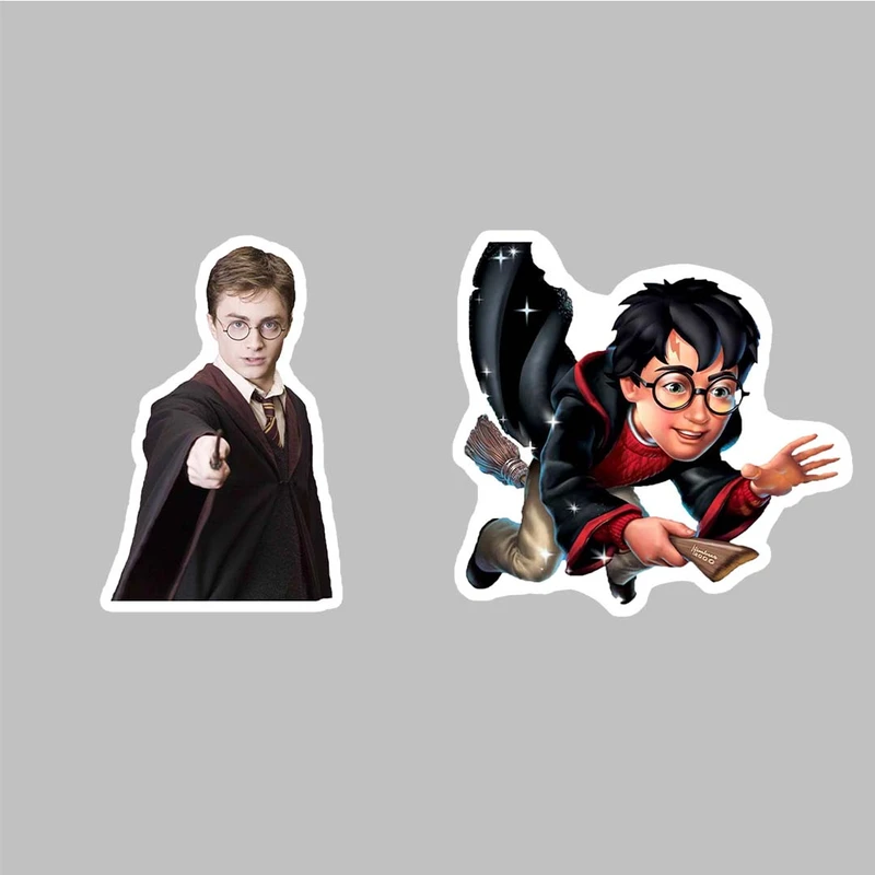 استیکر لپ تاپ کارنیکا طرح هری پاتر مدل harry potter-2222089 مجموعه 2 عددی