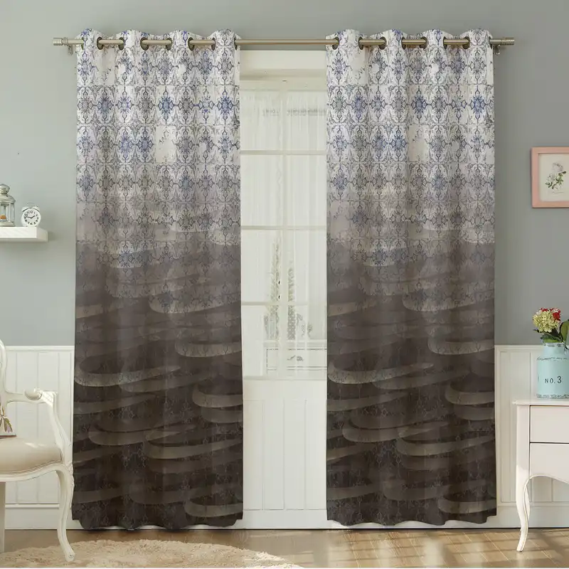 پرده نیروانا طرح مدرن مدل مخمل کد 5070 سایز 140×280 سانتی متر