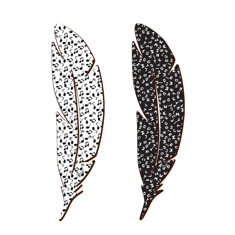 نشانگر کتاب لوکسینو مدل نت موسیقی و داتش مجموعه 2 عددی