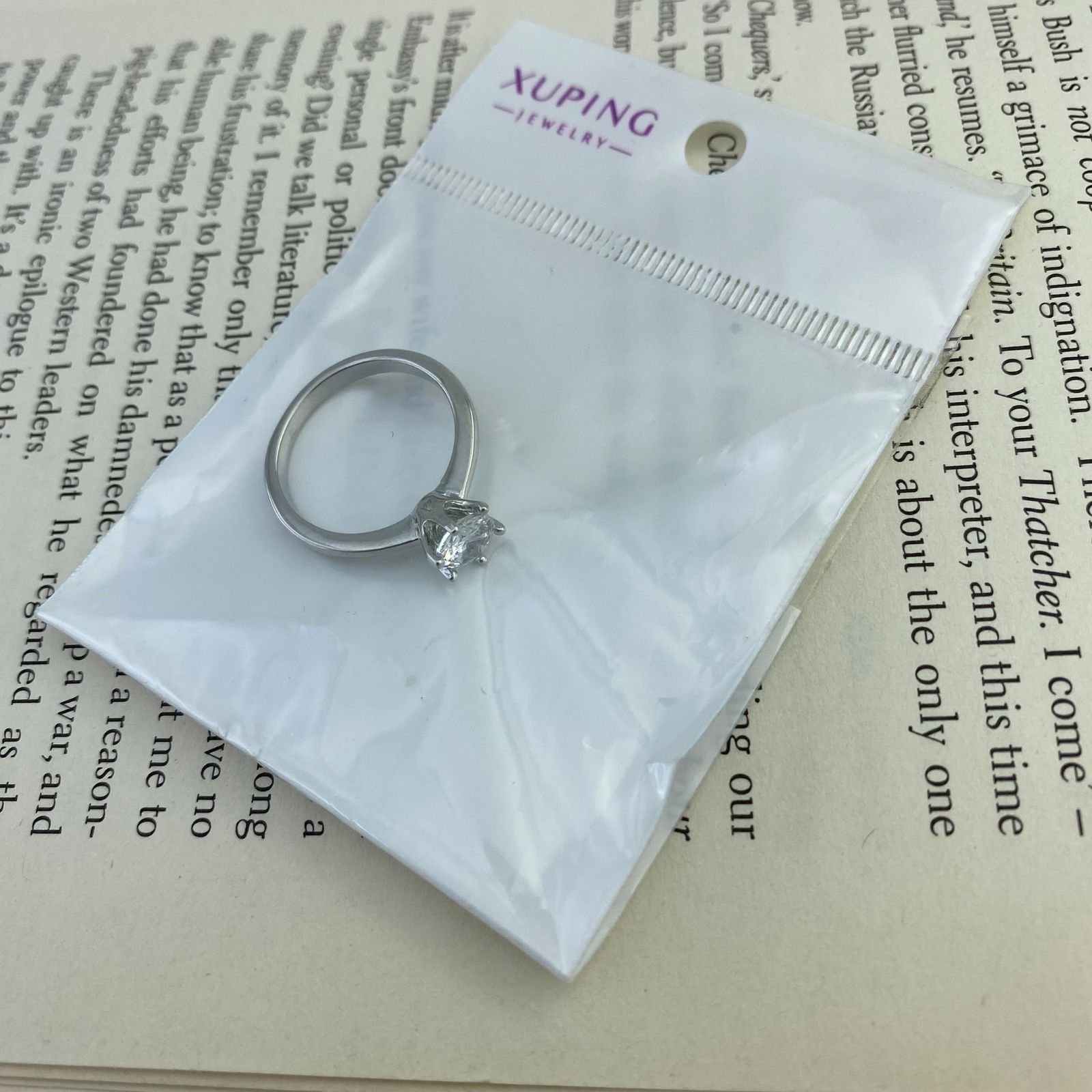 انگشتر زنانه ژوپینگ مدل R4125 -  - 2