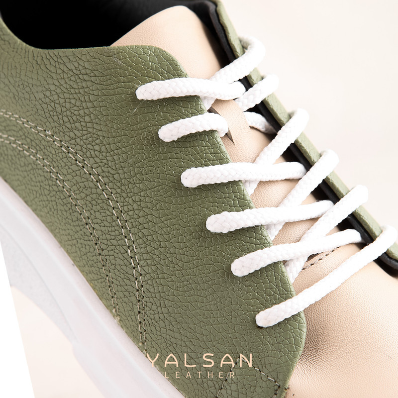 کفش روزمره زنانه چرم یلسان مدل راشل کد 669-MC-sb