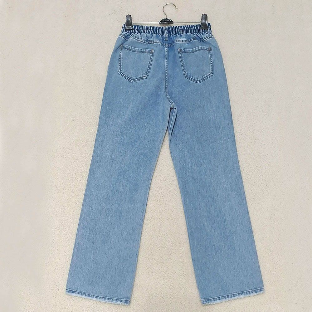 شلوار جین راسته زنانه دیان مدل نیم بگ -  - 7