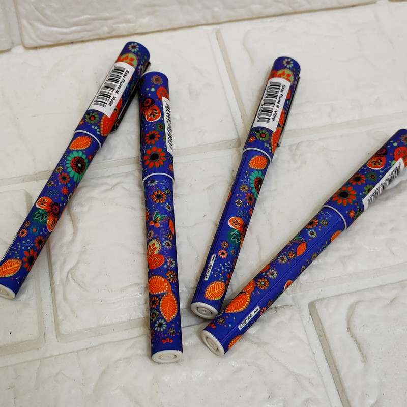 خودنویس پریمک طرح گل مدل Easy plume violet