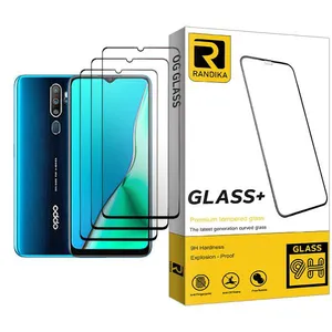 Randika Glass MIX003 Screen Protector For Oppo A9 (2020) Pack Of 3