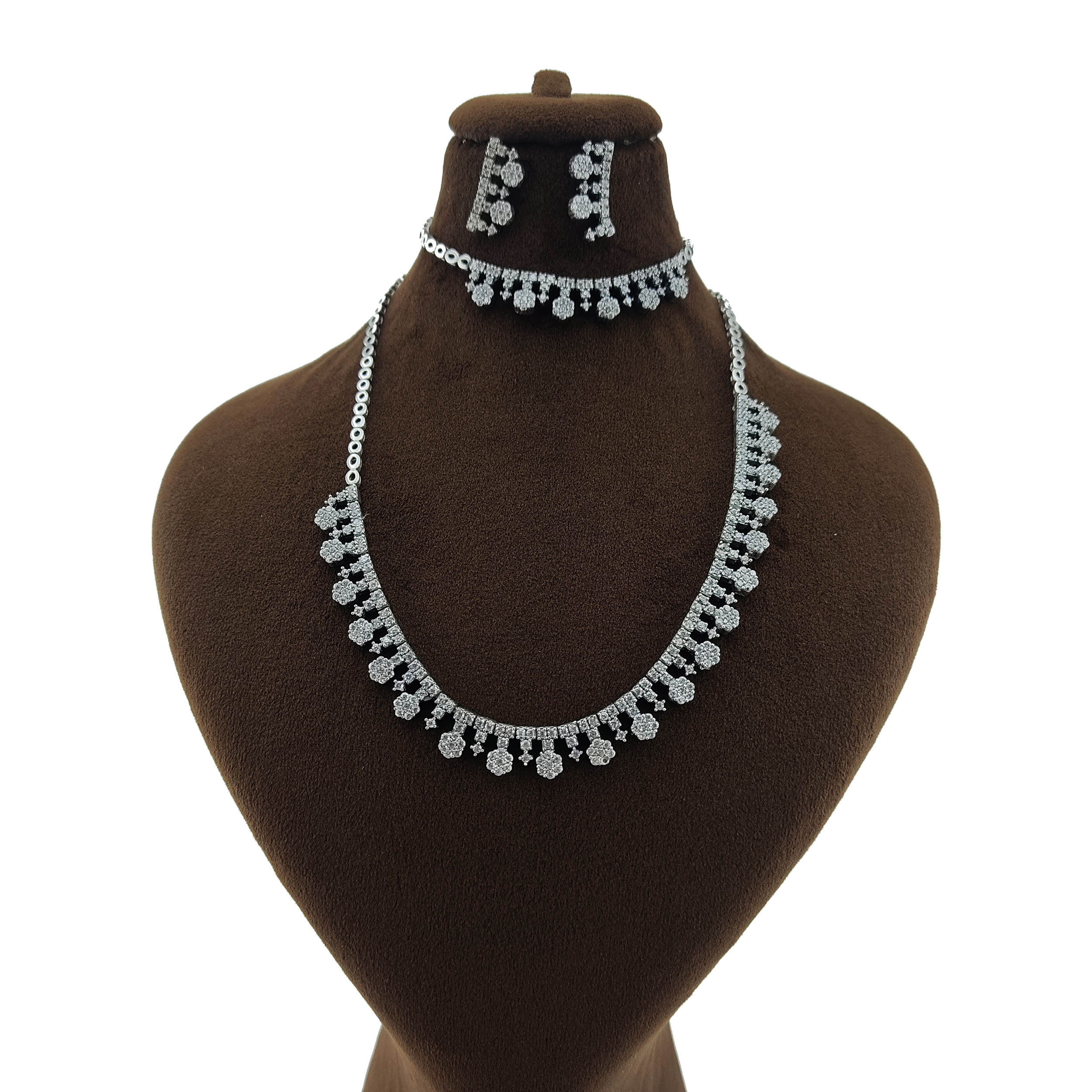 نیم ست نقره زنانه مدل 4015