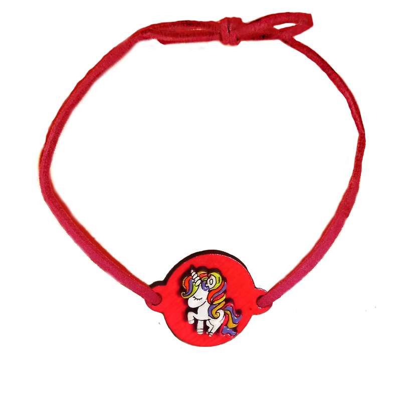 دستبند دخترانه مدل تک شاخ کد UNICORN-005