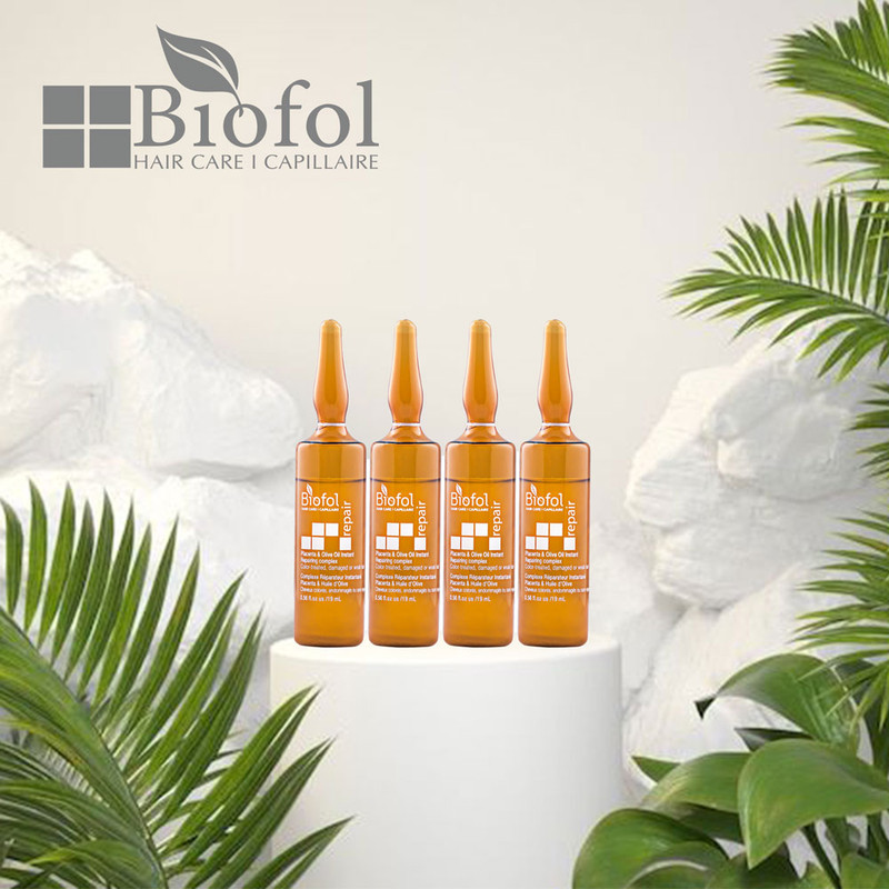 سرم مو بایوفول مدل ترمیم کننده حجم 19 میلی لیتر بسته 4 عددی