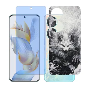 Glass together model matte anti blue screen protector suitable for Honor 70 mobile phone with back cover sticker