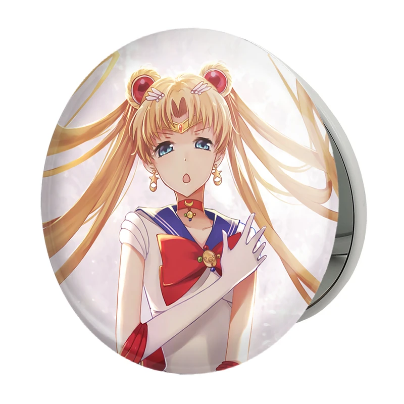 آینه جیبی خندالو طرح اوساگی تسوکینو انیمه سیلور مون Sailor Moon مدل تاشو کد 17455 