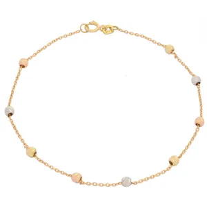 دستبند طلا 18 عیار زنانه الن نار مدل البرنادو گوي 67032