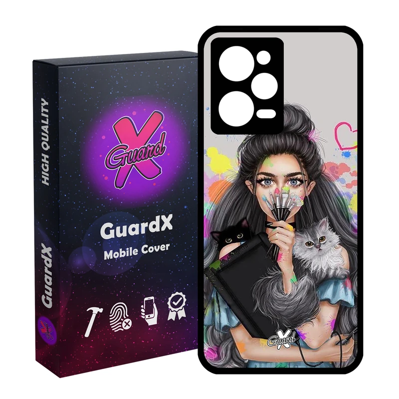 کاور گارد ایکس طرح Girl مدل Glass10386 مناسب برای گوشی موبایل شیائومی Redmi Note 12 Pro 5G/Poco X5 Pro 5G/Note 12 Pro Pro speed