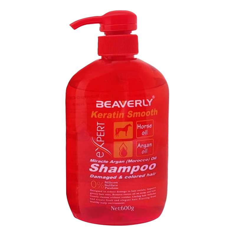 شامپو مو بورلی مدل Keratin حجم 600 میلی لیتر