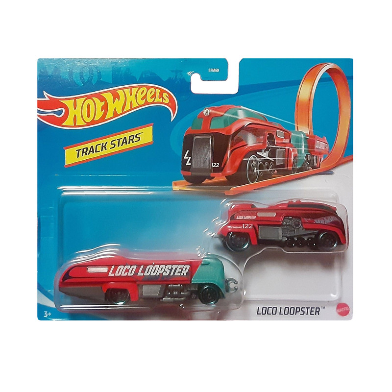 ماشین بازی هات ویلز مدل Loco Loopster کد BFM60 - GRV16