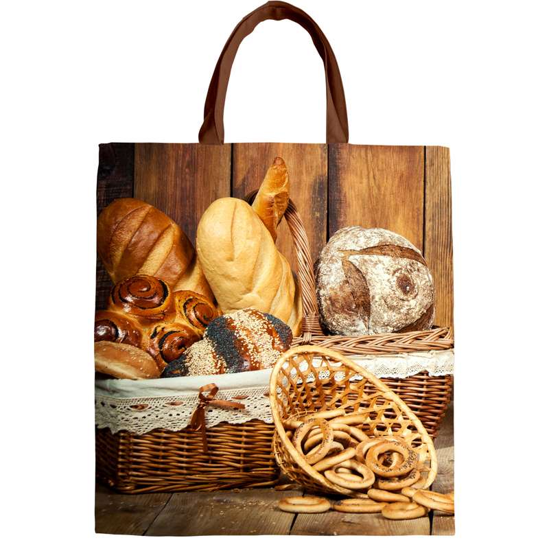 کیسه نان مدل دورو طرح دار کد 10