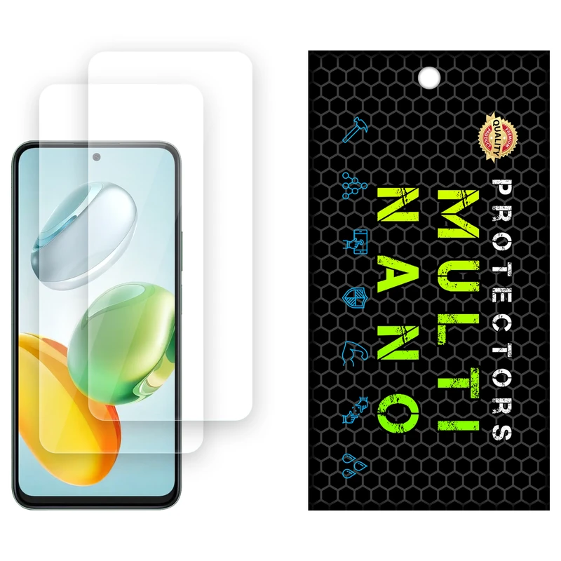 محافظ صفحه نمایش شفاف مولتی نانو مدل X-S2N مناسب برای گوشی موبایل آنر 200 Smart بسته دو عددی