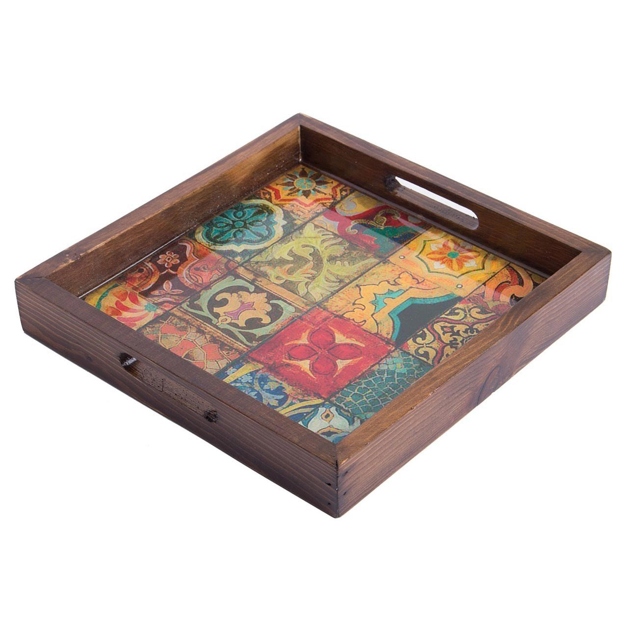 سینی چوبی گالری ترمه کد P502