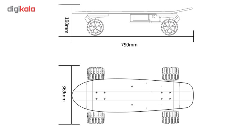 اسکیت برد برقی ایرویل مدل M3