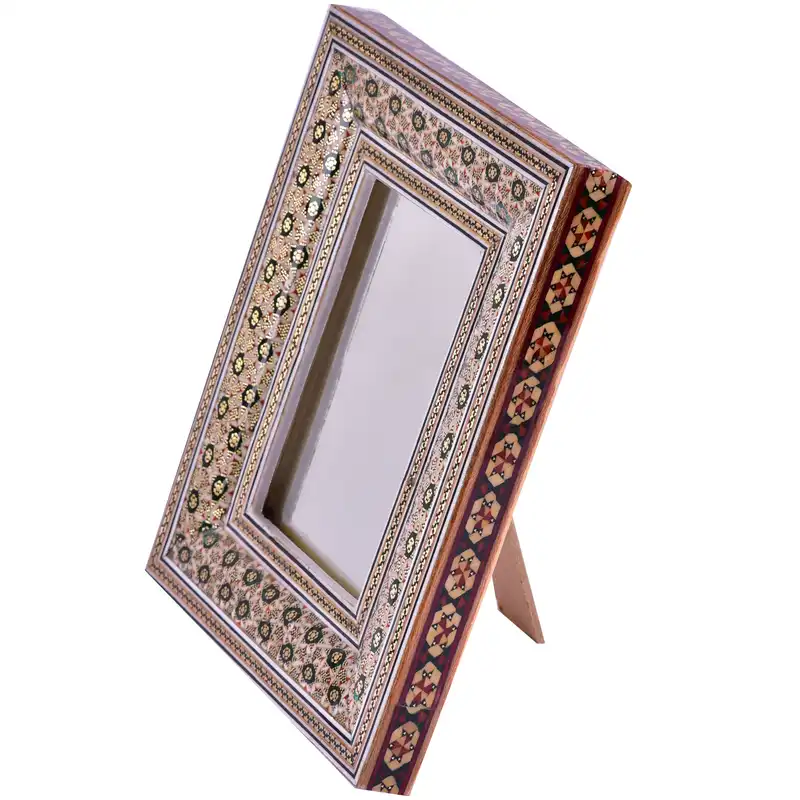 قاب آینه خاتم کاری طرح تذهیب کد 2016