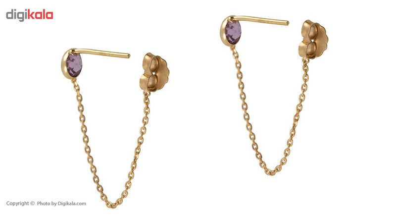 گوشواره طلا 18 عیار زنانه ماهک مدل ME0599 گوشواره طلا 18 عیار زنانه ماهک مدل ME0599