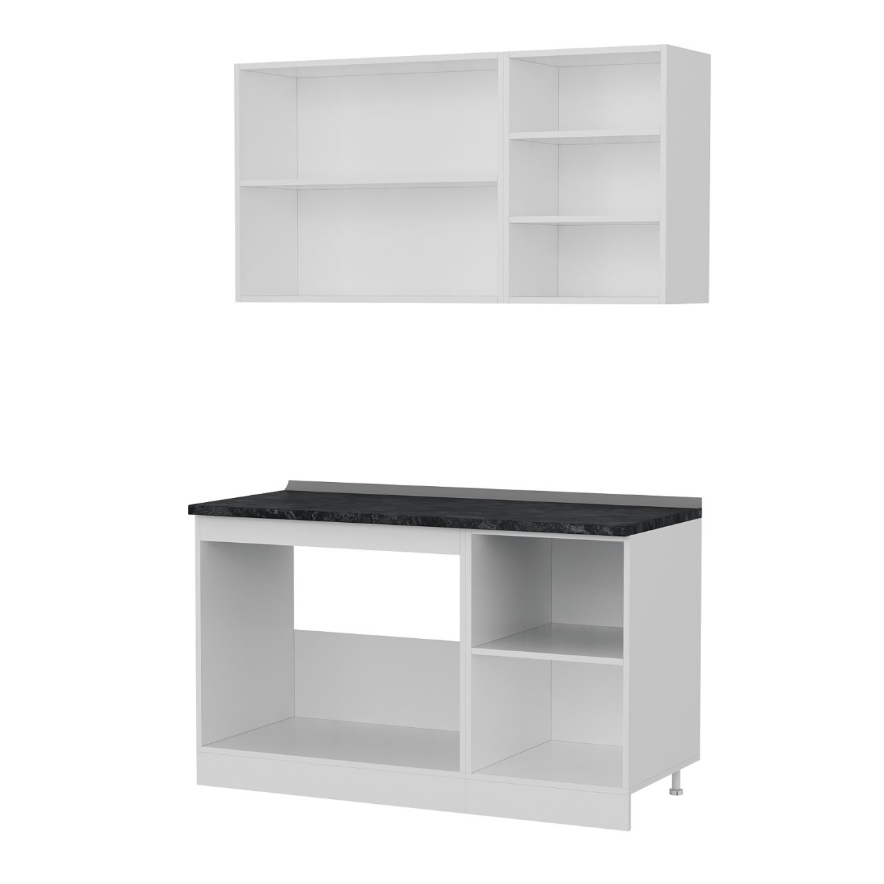 کابینت آشپزخانه مدل B-1 Minar cm 140 مجموعه دو عددی
