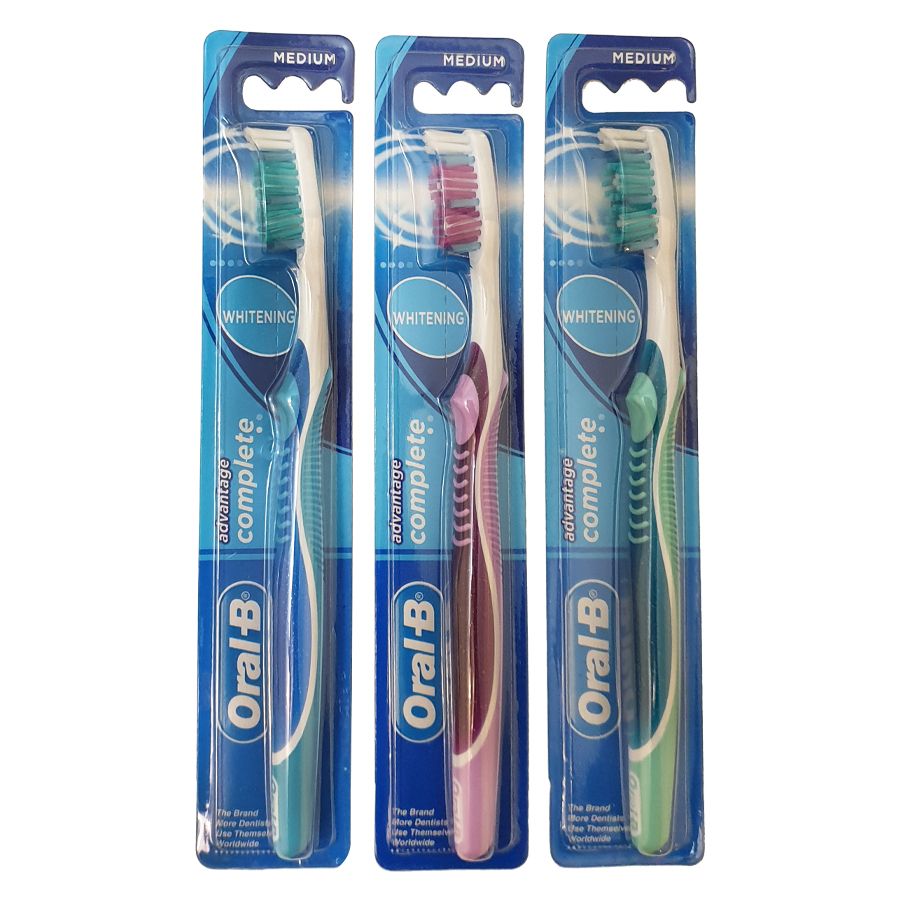 مسواک اورال-بی سری advantage complete مدل whitening با برس متوسط -  - 2