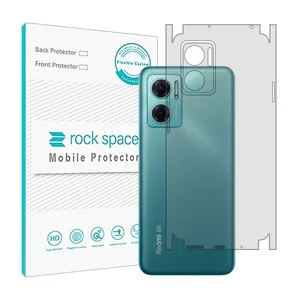 Transparent Rockspace HyGEL model back protector suitable for Xiaomi Redmi Note 11E mobile phone