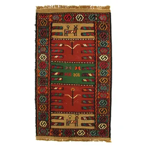 گلیم دستباف سرزمین فرش  کد TKG110