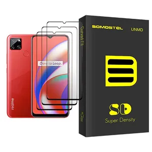 Somastel SD Glass MIX003 Screen Protector For Realme C12 Pack Of 3