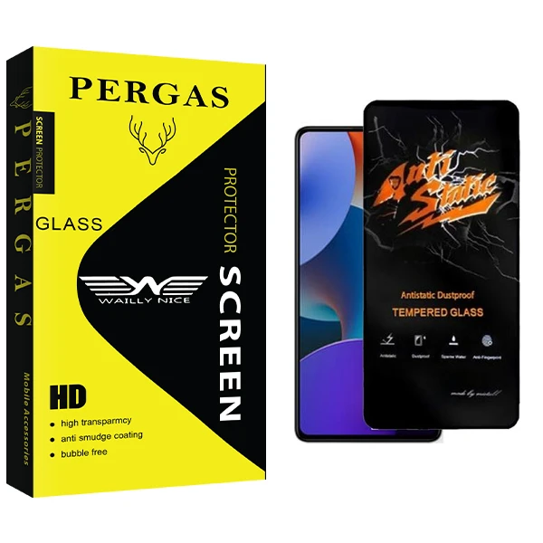 محافظ صفحه نمایش وایلی نایس مدل Pergas Antistatic مناسب برای گوشی موبایل شیائومی Redmi Note 12 Pro Plus 5G