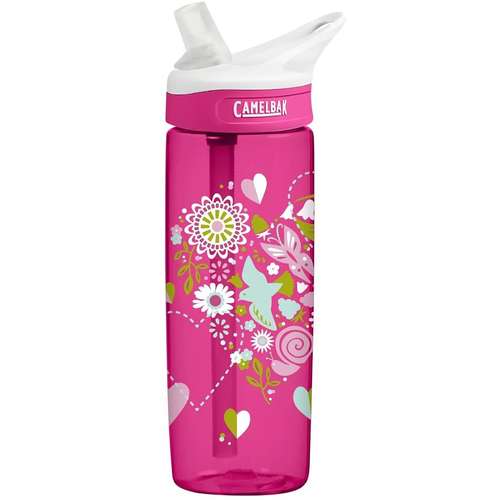 قمقمه کمل بک مدل Eddy Floral Hearts ظرفیت 0.6 لیتر