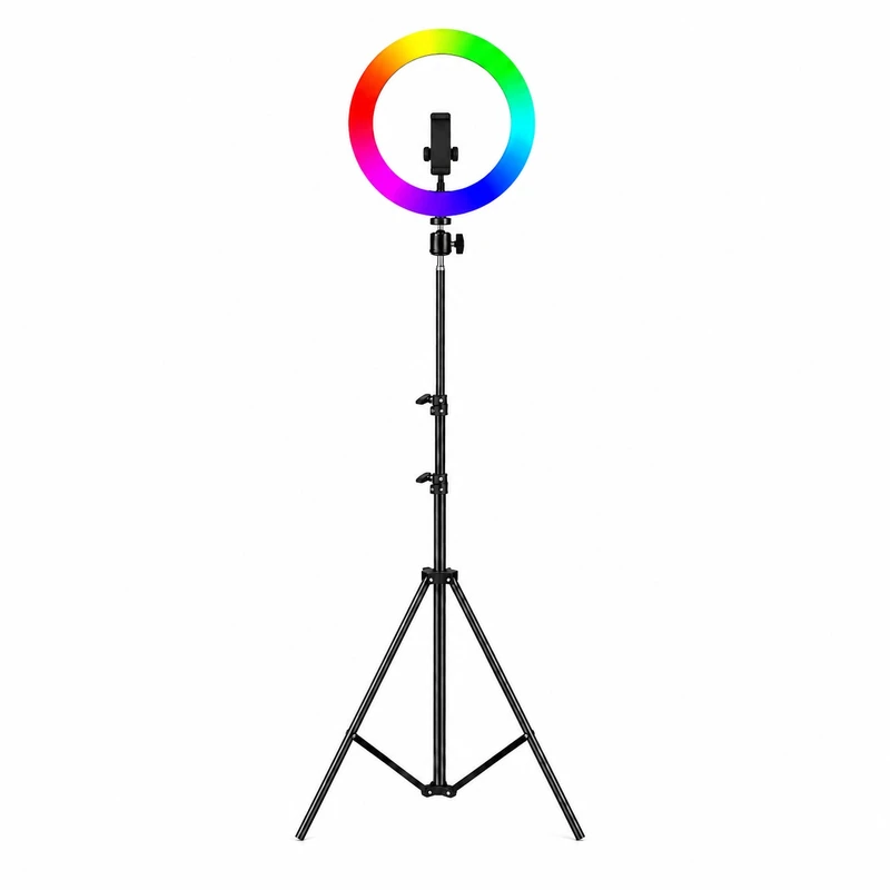رینگ لایت مدل MJ26-RGB به همراه پایه