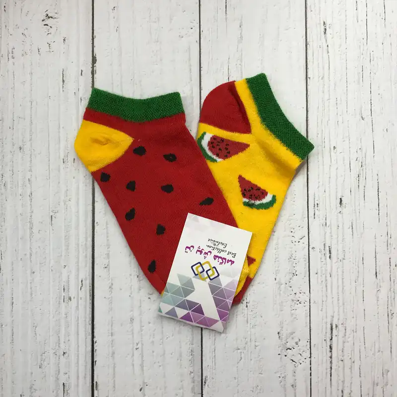 جوراب بچگانه تن پوش هنگامه مدل هندوانه یلدا