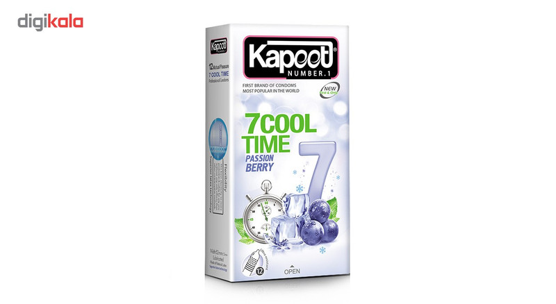 کاندوم کاپوت مدل 7Cool Time بسته 12 عددی کاندوم کاپوت مدل 7Cool Time بسته 12 عددی