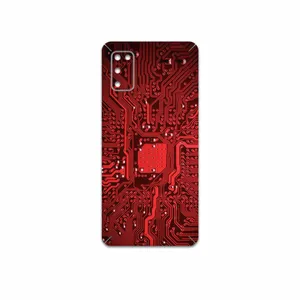 MAHOOT Red Printed Circuit Board Cover Sticker for Samsung Galaxy A41