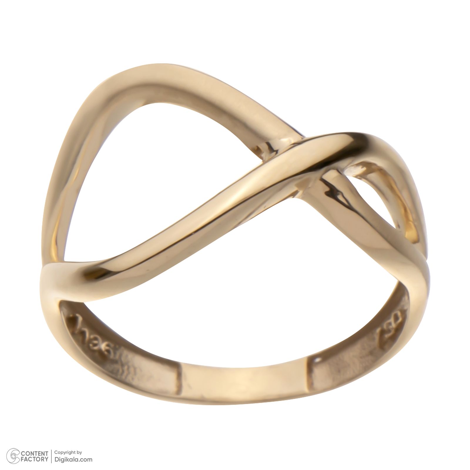 انگشتر طلا 18 عیار زنانه مایا ماهک مدل MR1288 سایز 54 - - 3