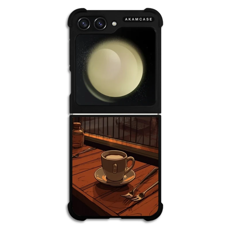 کاور آکام مدل AMC-WSGZFLIP5-COFFEE-11 مناسب برای گوشی موبایل سامسونگ Galaxy Z Flip 5