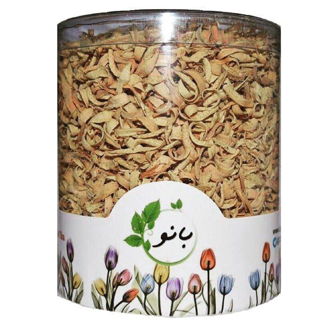 قوطی دمنوش گیاهی بانو مدل بهارنارنج
