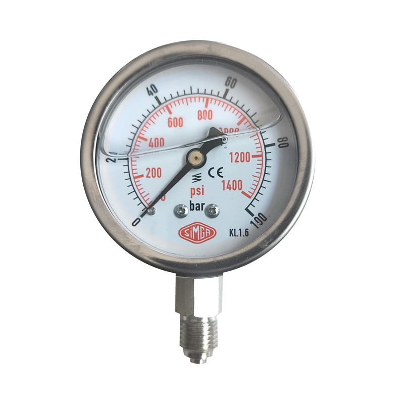 گیج فشار سیمگا کد B100-2