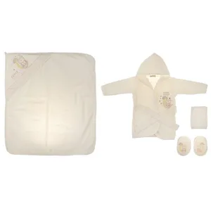 ست 4 تکه حوله نوزادی ببیتف مدل 3221