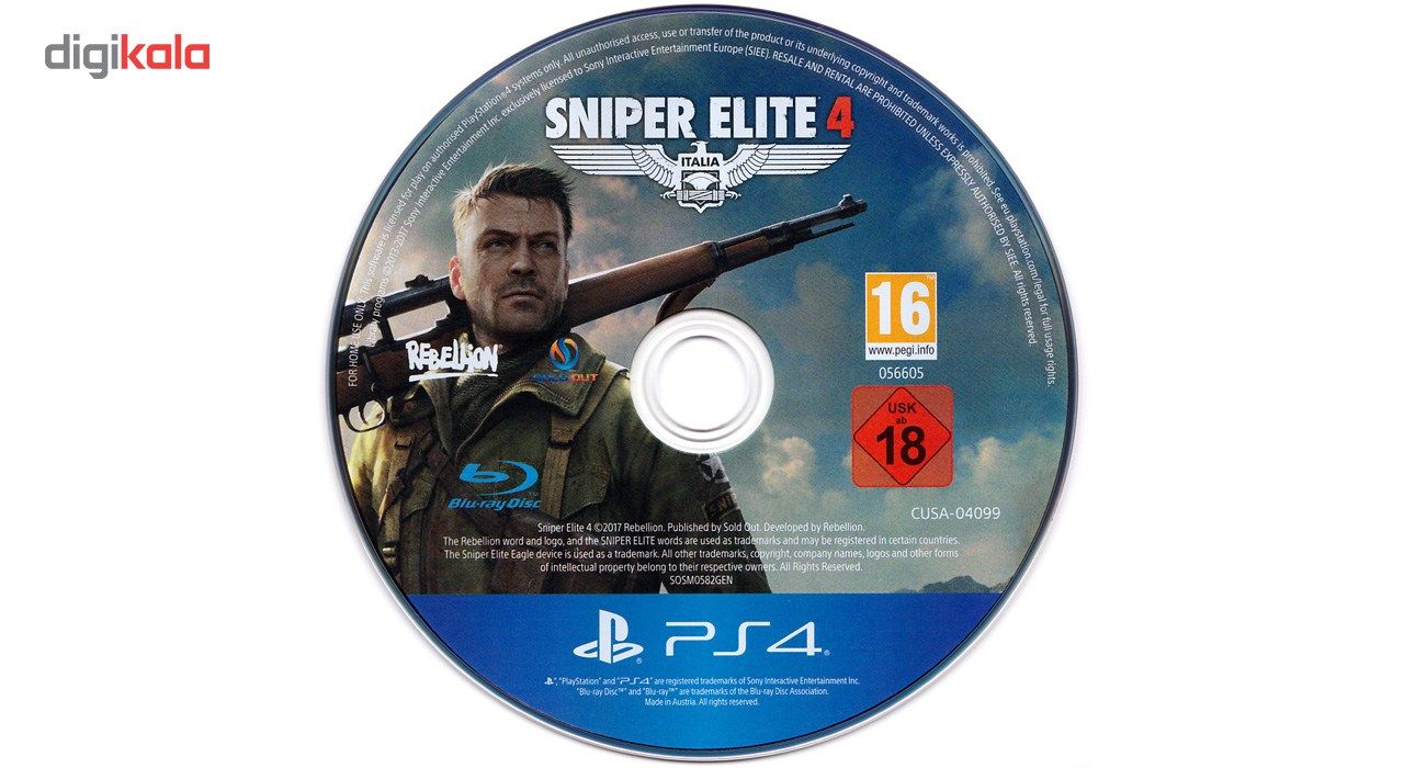بازی Sniper Elite 4 مخصوص PS4