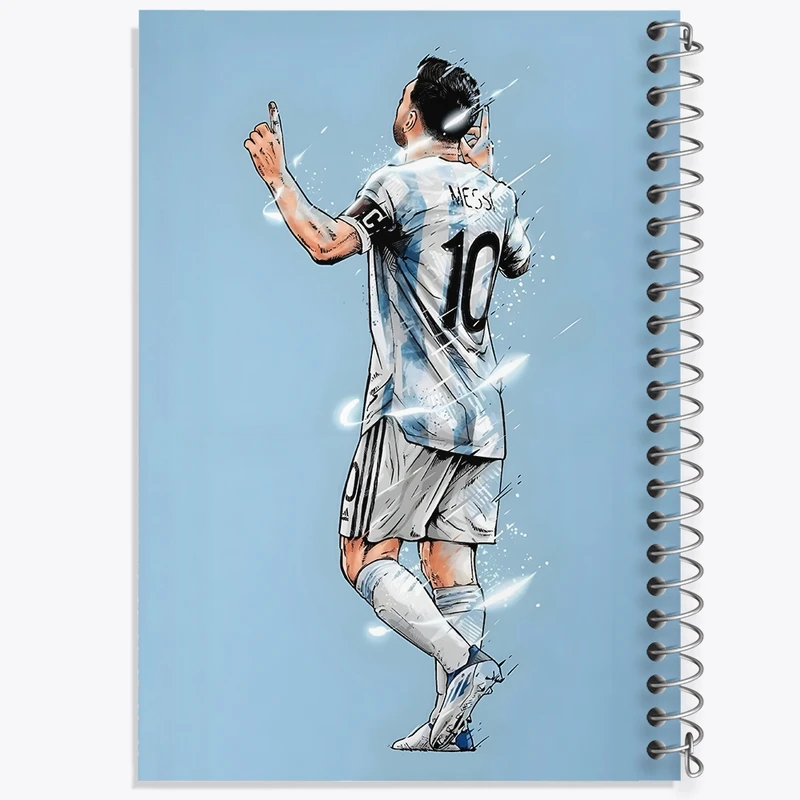 دفتر لیست خرید 50 برگ خندالو طرح لیونل مسی کد N2827