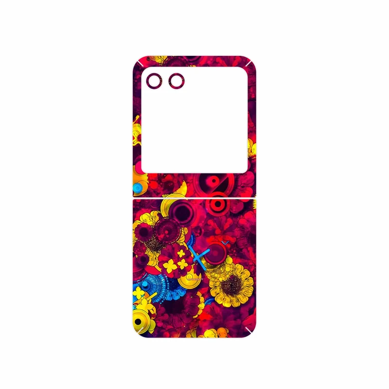 برچسب پوششی ماهوت مدل Vector Flower Garden Digital Art مناسب برای گوشی موبایل موتورولا Razr 40 Ultra