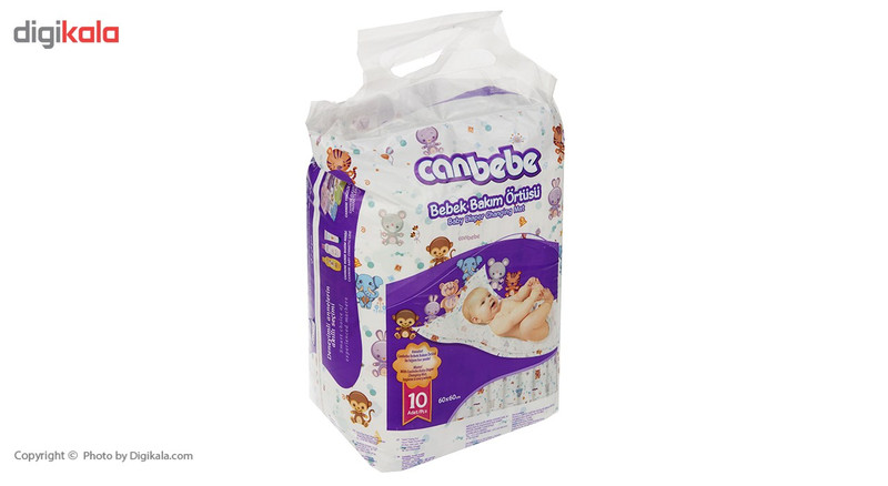 زیرانداز تعویض یکبار مصرف جان به به بسته 10 عددی مدل 1781