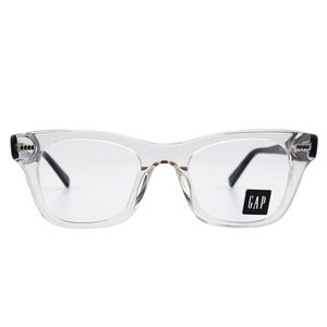 فریم عینک طبی ویفرر (Wayfarer) گپ مدل 8002C3 Transparent Pearl River مناسب برای صورت بیضی، گرد
