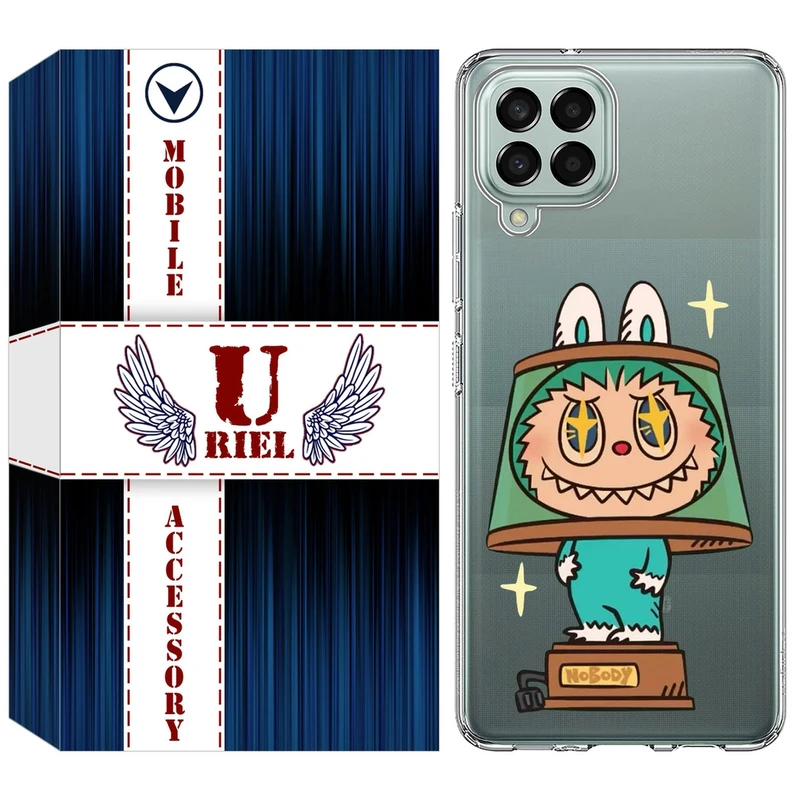 کاور یوریل مدل Clear کد 126 طرح لبوبو مناسب برای گوشی موبایل سامسونگ Galaxy A12 / A12 Nacho / M12