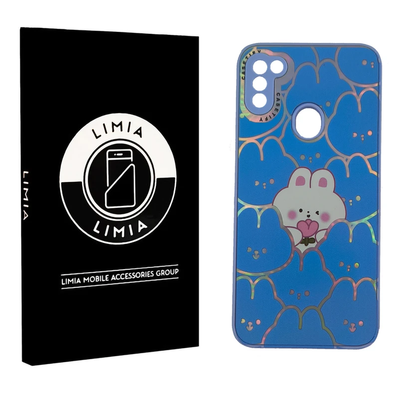 کاور لیمیا مدل فانتزی لنزدار طرح عروسکی شبرنگی مناسب برای گوشی موبایل سامسونگ Galaxy A11