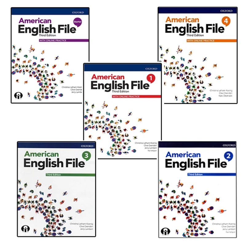 کتاب American English File 3rd اثر جمعی از نویسندگان انتشارات هدف نوین 5 جلدی