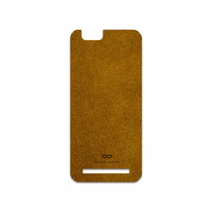 MAHOOT Brown-Chamois-Leather Cover Sticker for PinePhone Kde Community Edition