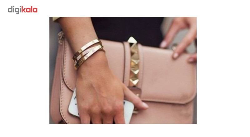 دستبند شهر شیک طرح کارتیر لاو مدل D224 سایز 7