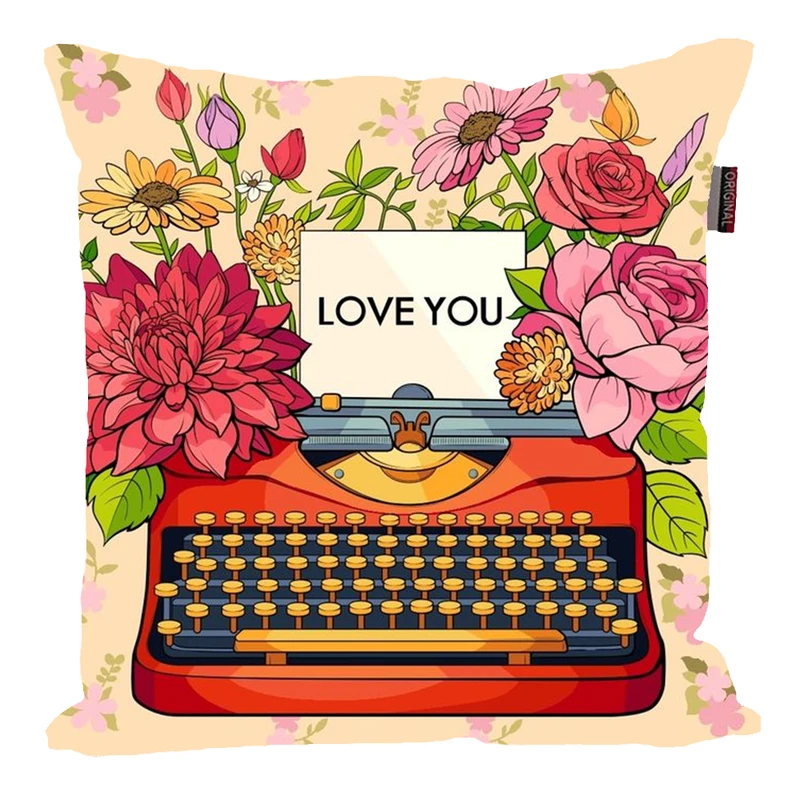 کوسن پاد آفرین مدل عشق طرح LOVE کد PK30848